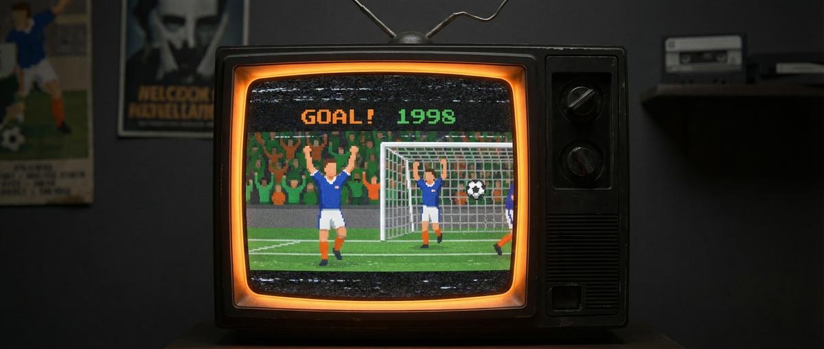 KICK-SIGNAL 复古电视足球直播画面 - 电竞世界杯